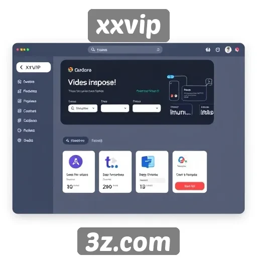 Interface do usuário do xxvip é intuitiva e amigável